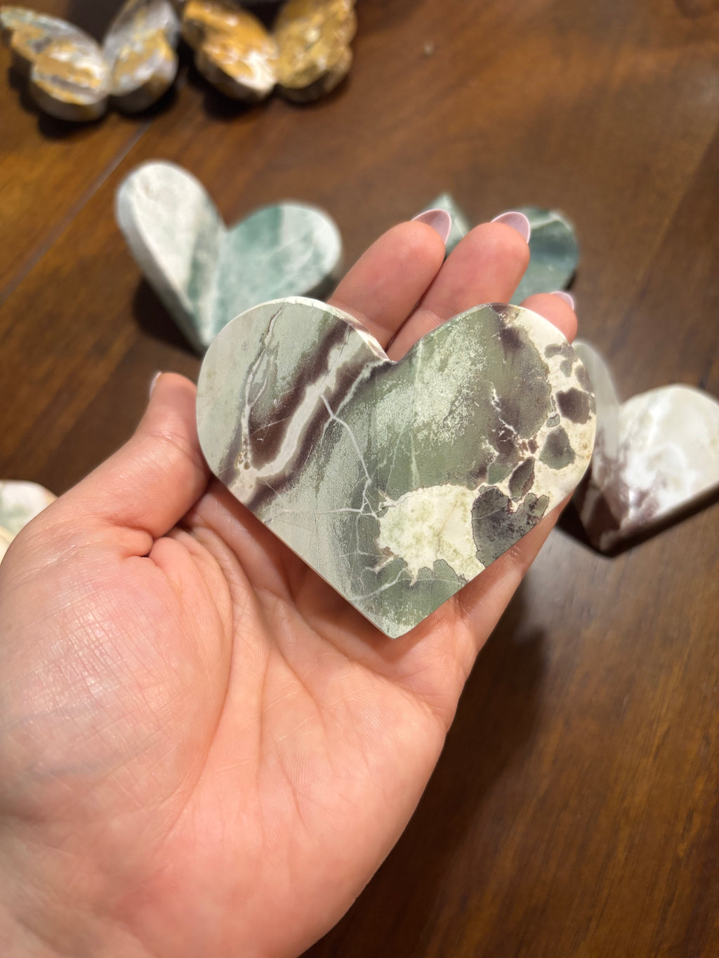Unicorn Jasper folded heart