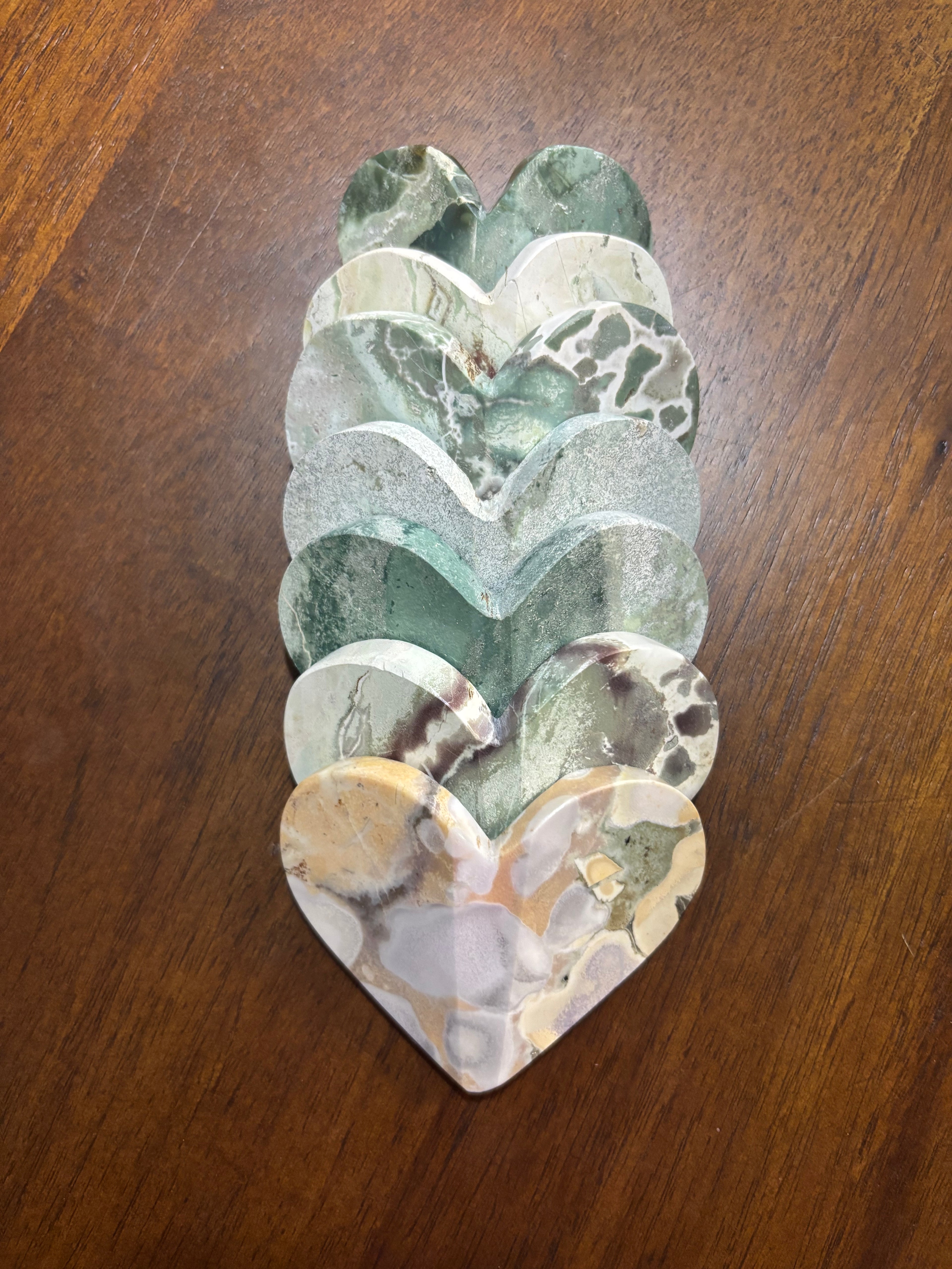 Unicorn Jasper folded heart