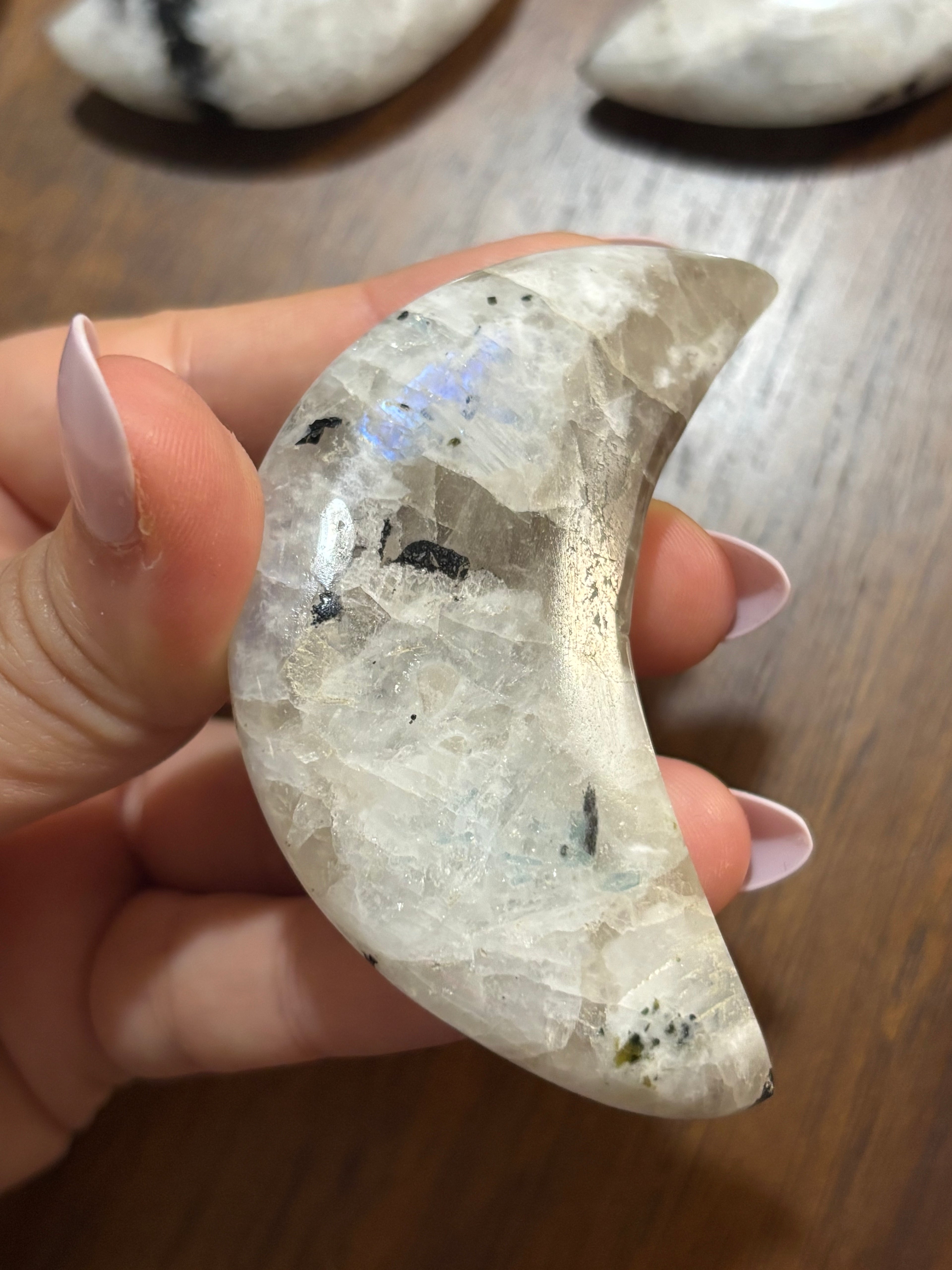 Rainbow moonstone moons