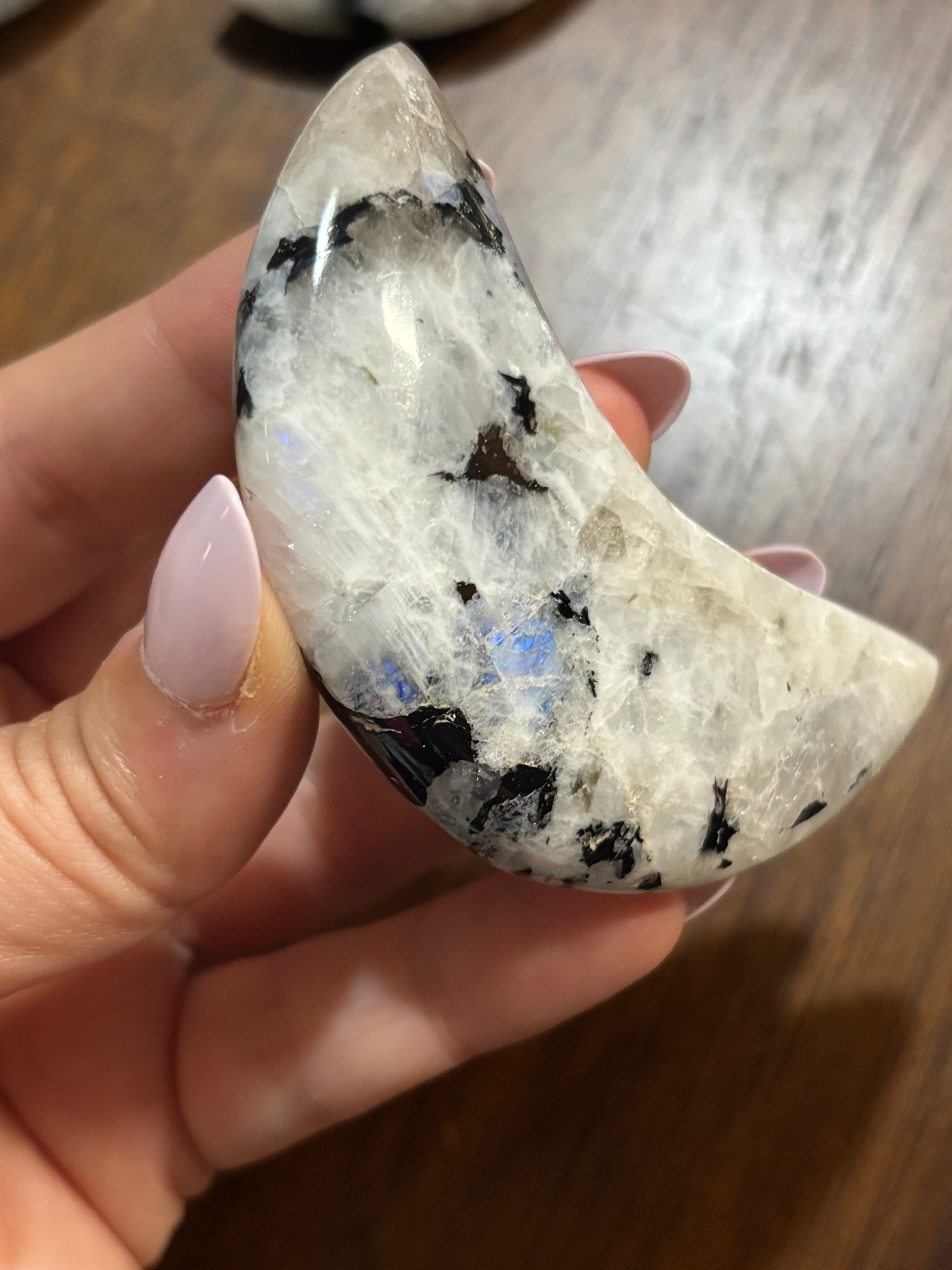 Rainbow moonstone moons