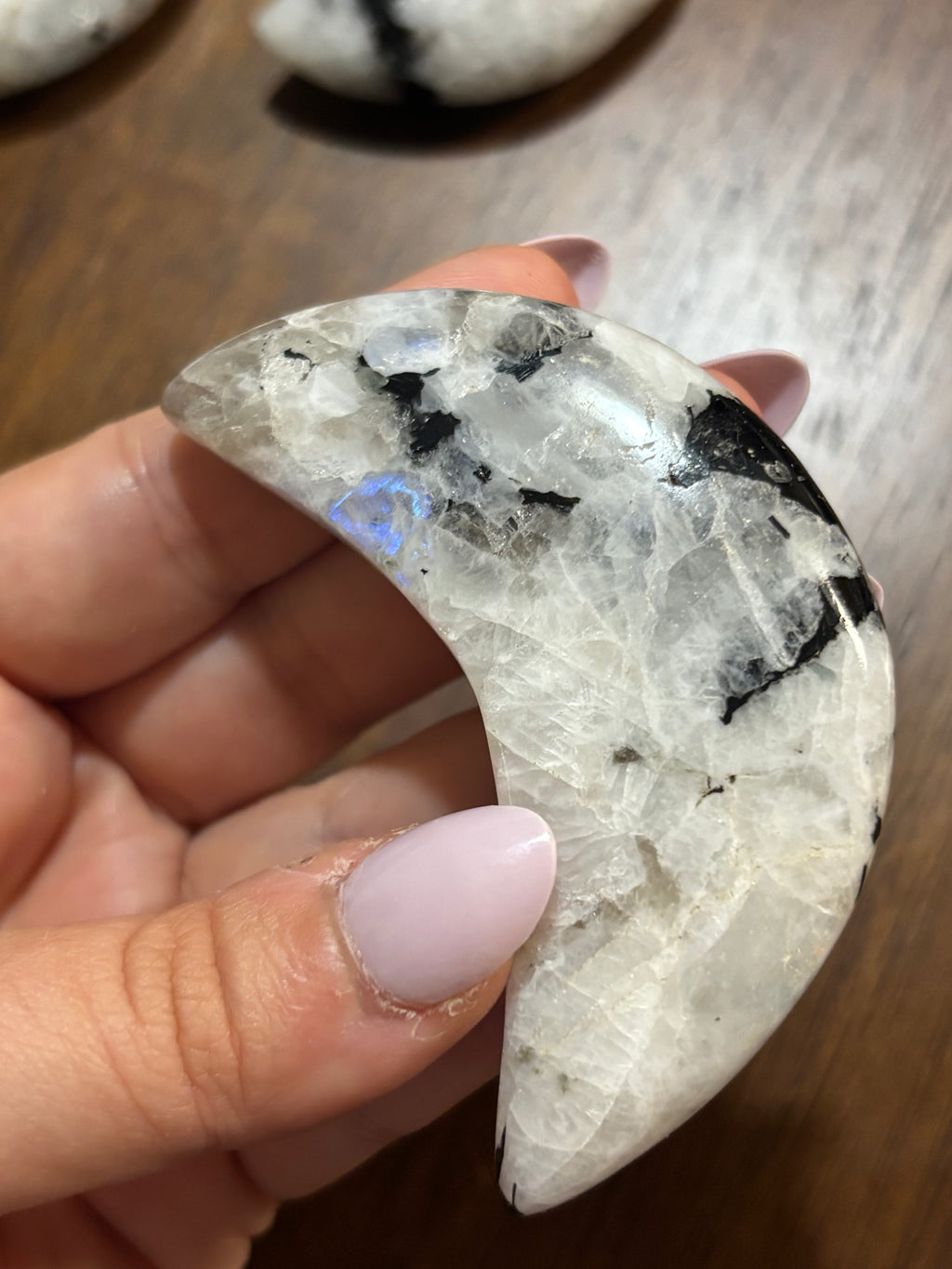 Rainbow moonstone moons