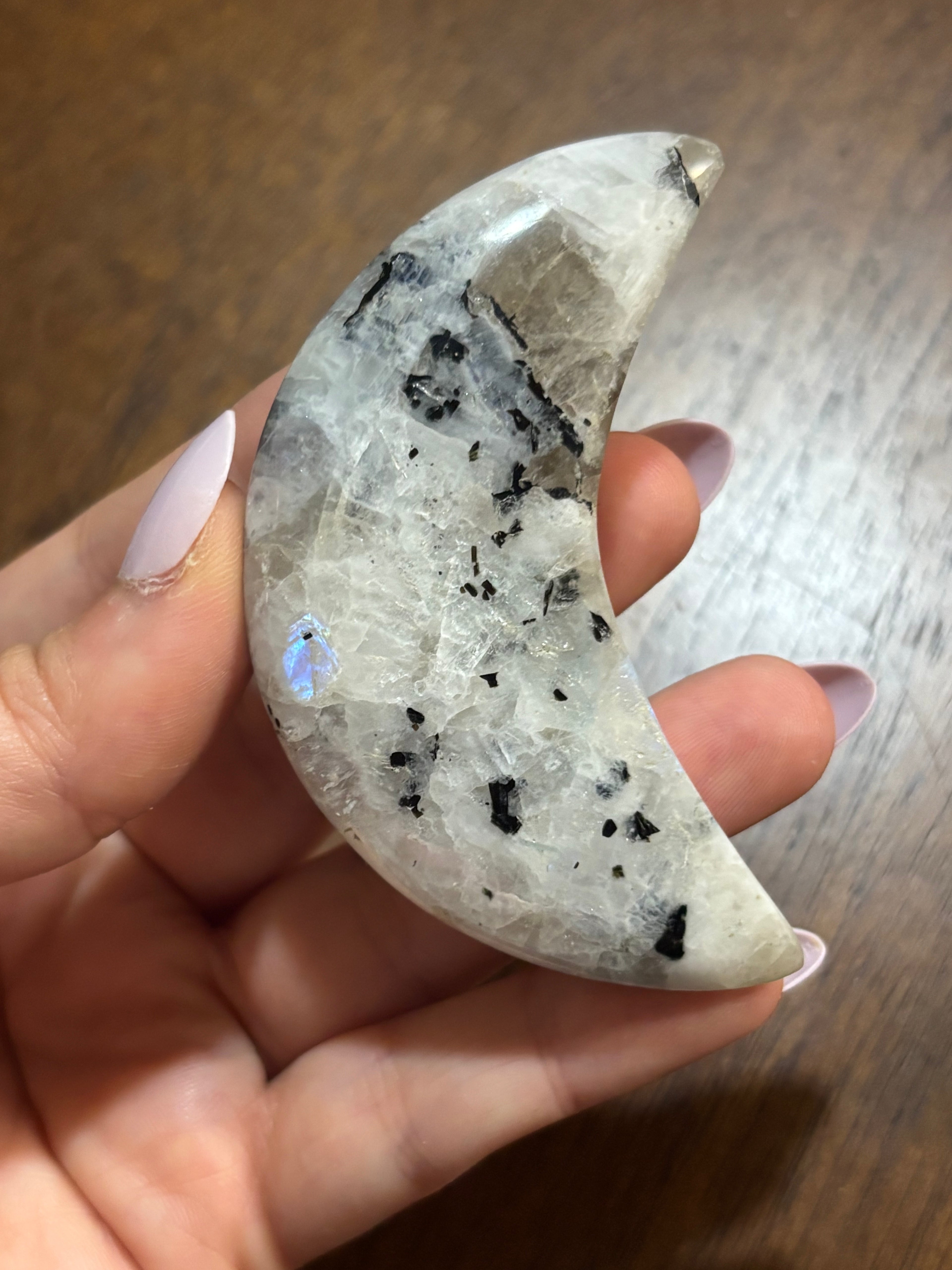 Rainbow moonstone moons