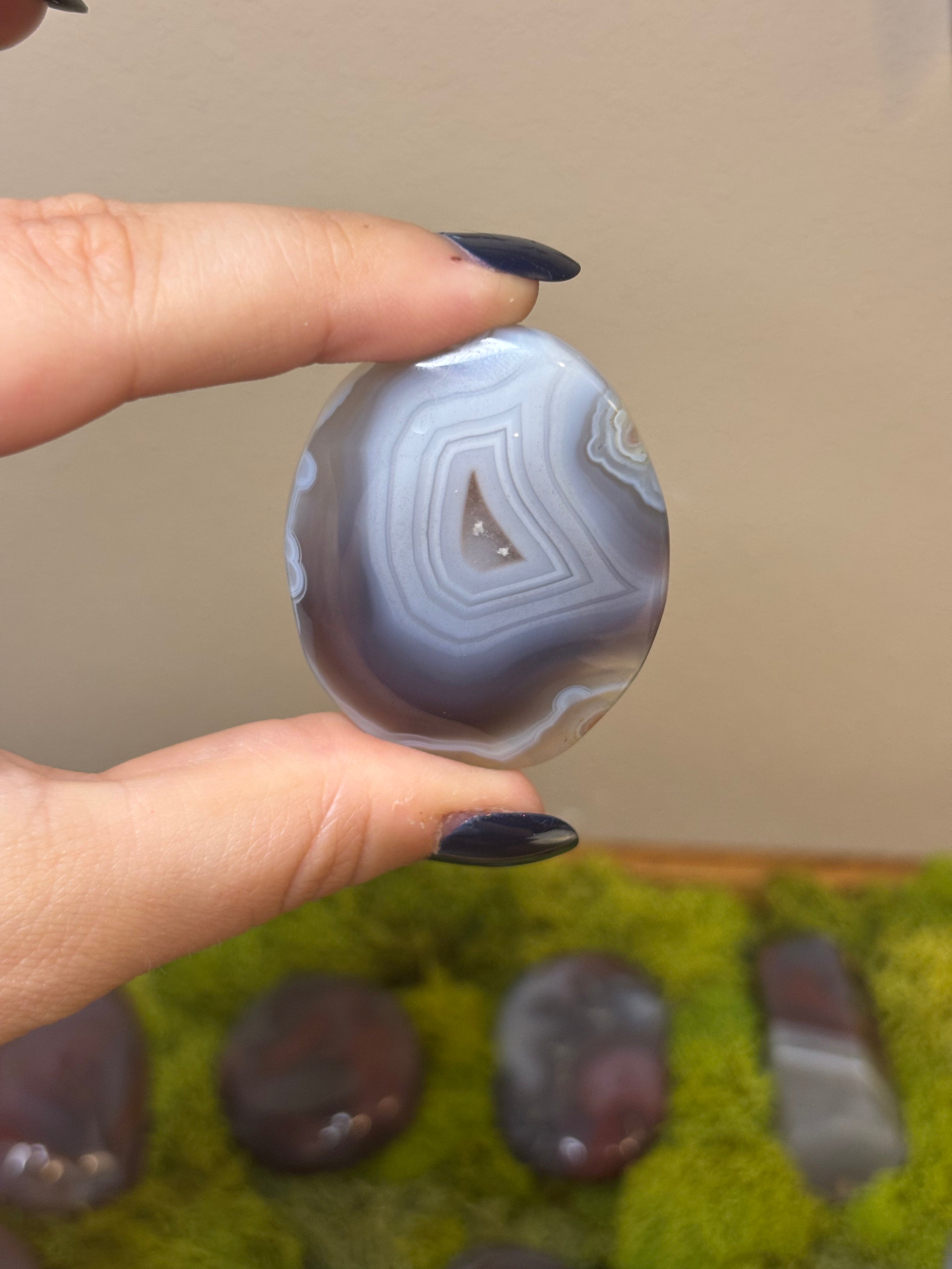 Swazi Agate medium size palm stones