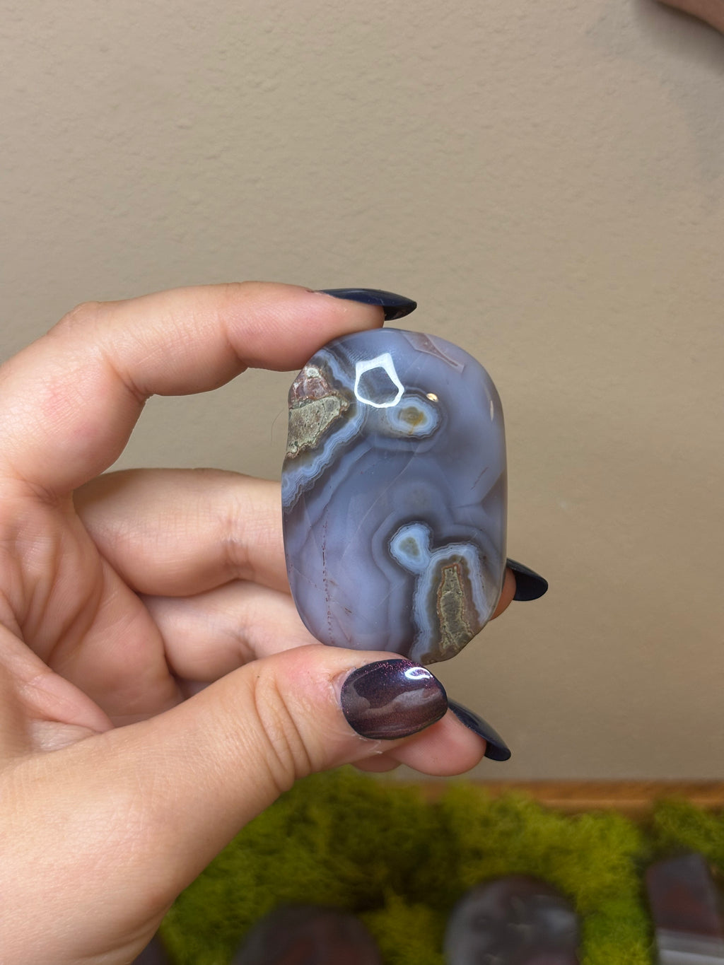 Swazi Agate medium size palm stones