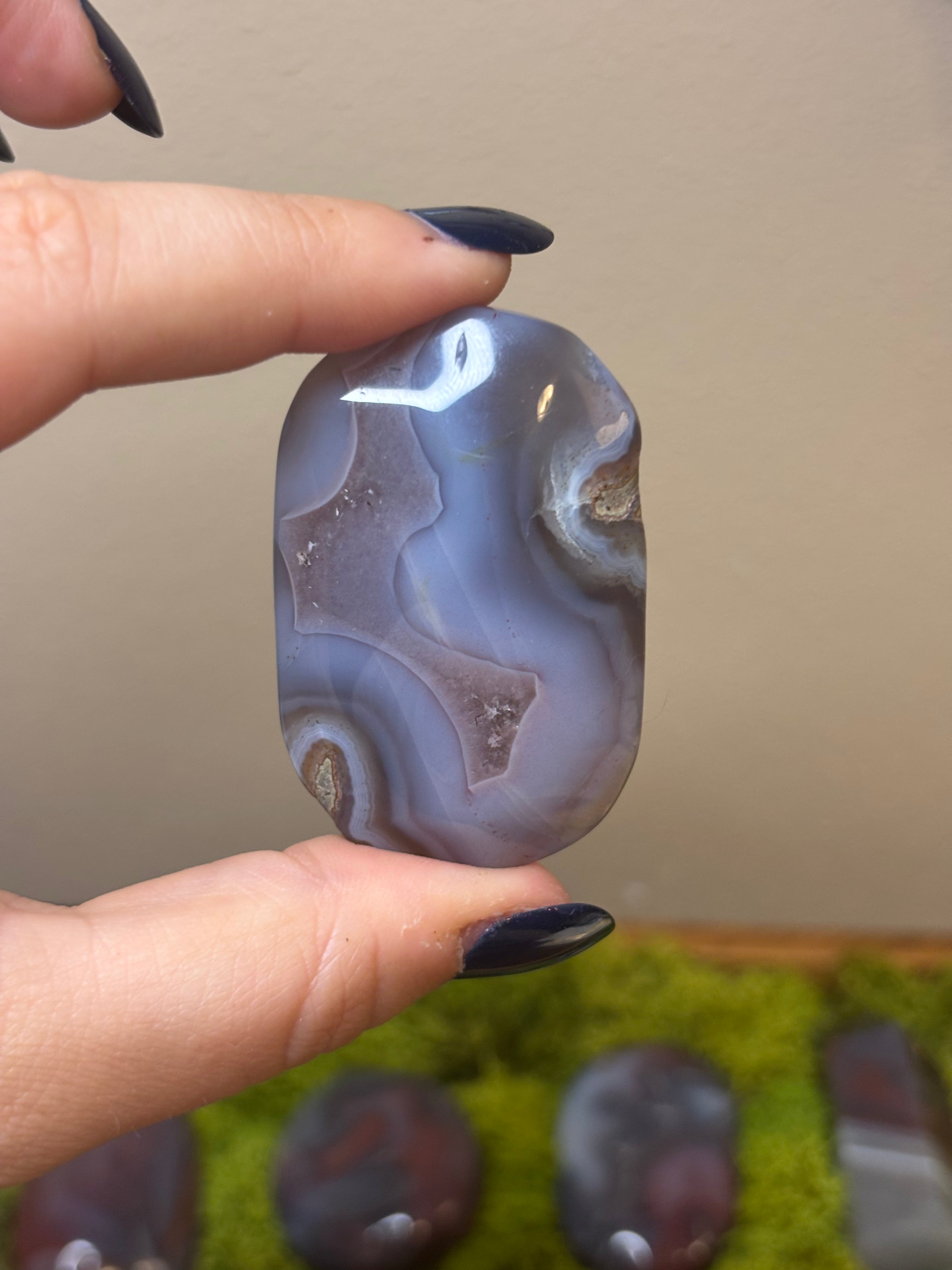 Swazi Agate medium size palm stones