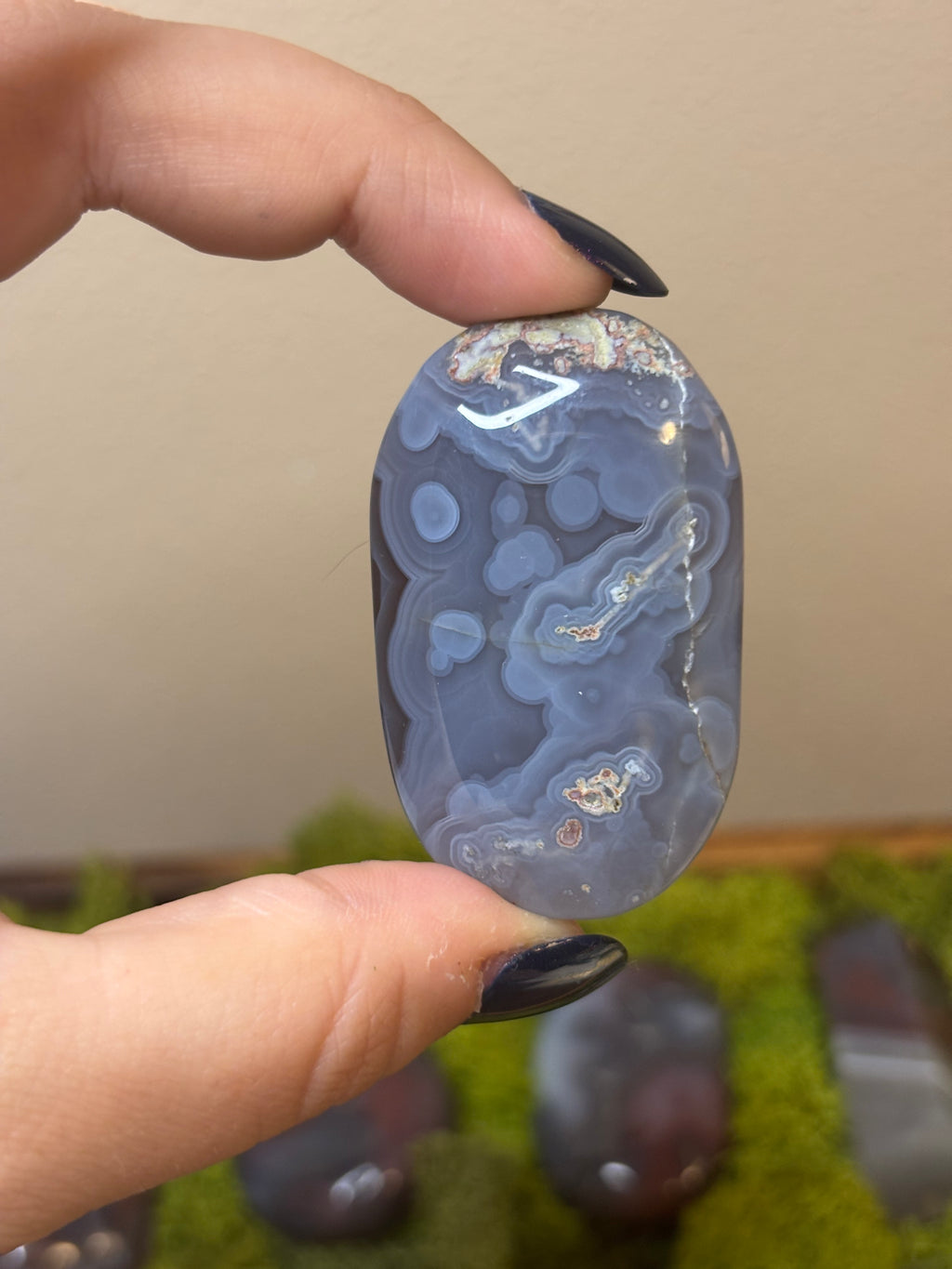 Swazi Agate medium size palm stones