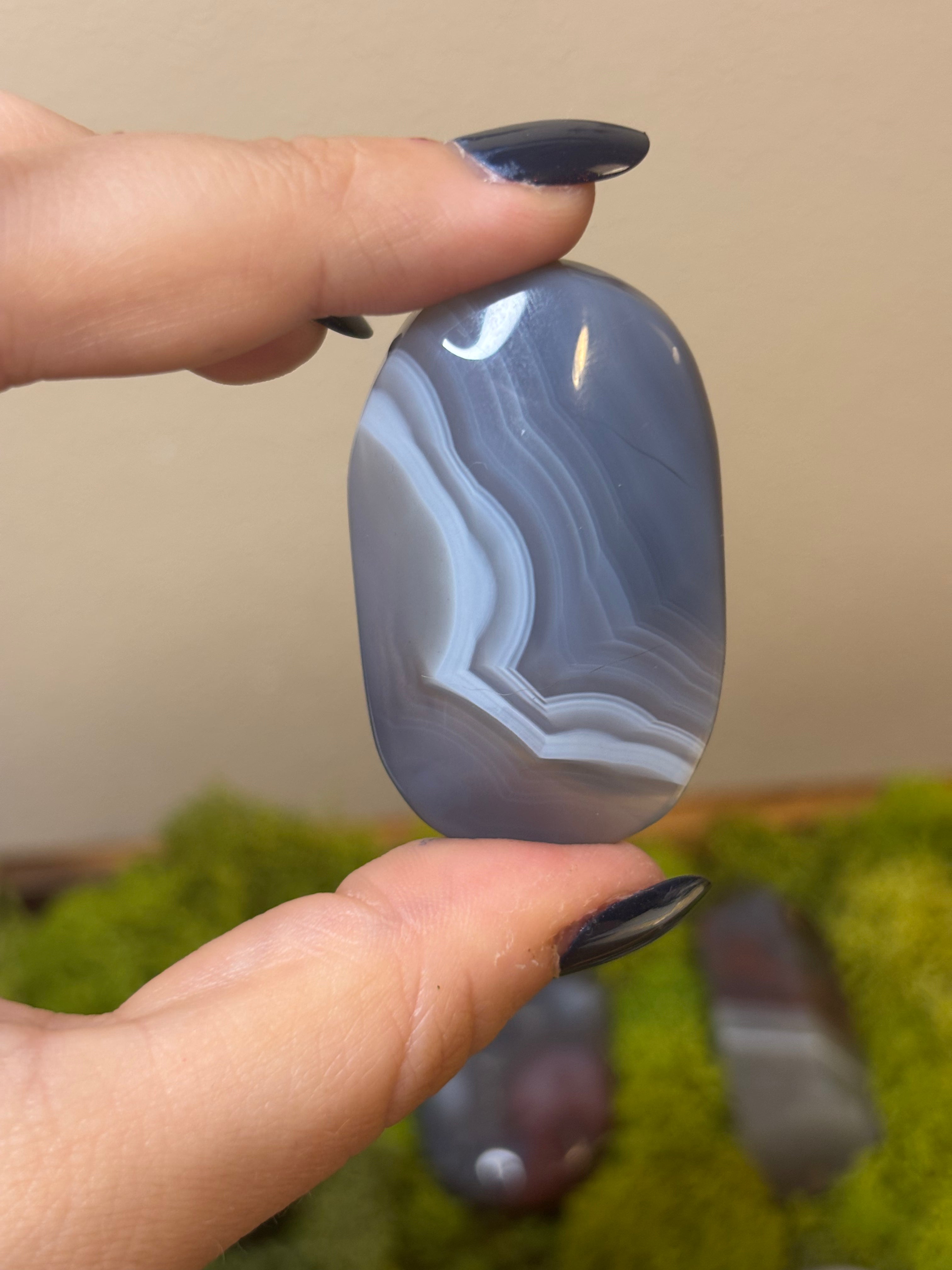 Swazi Agate medium size palm stones