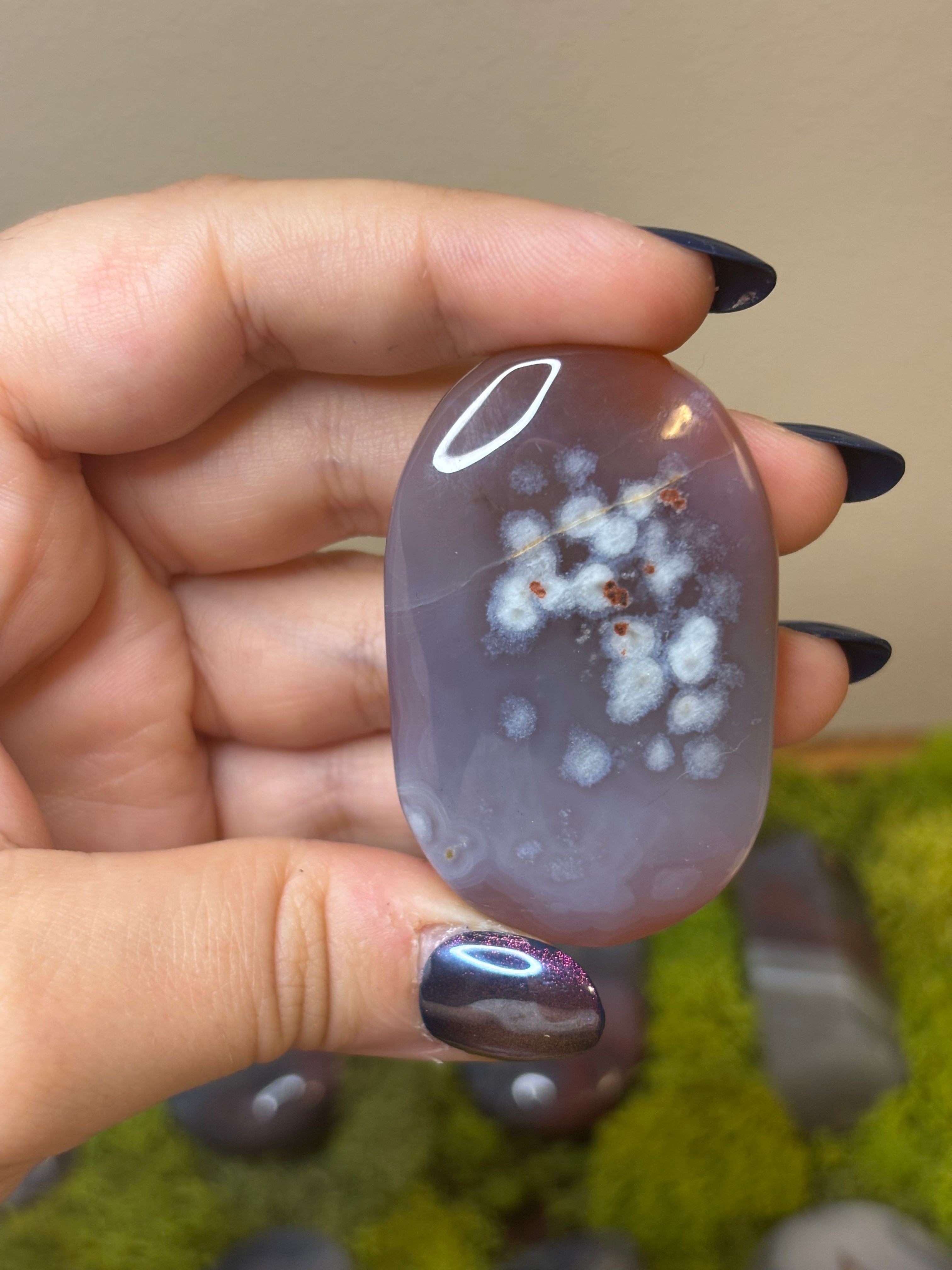 Swazi Agate medium size palm stones