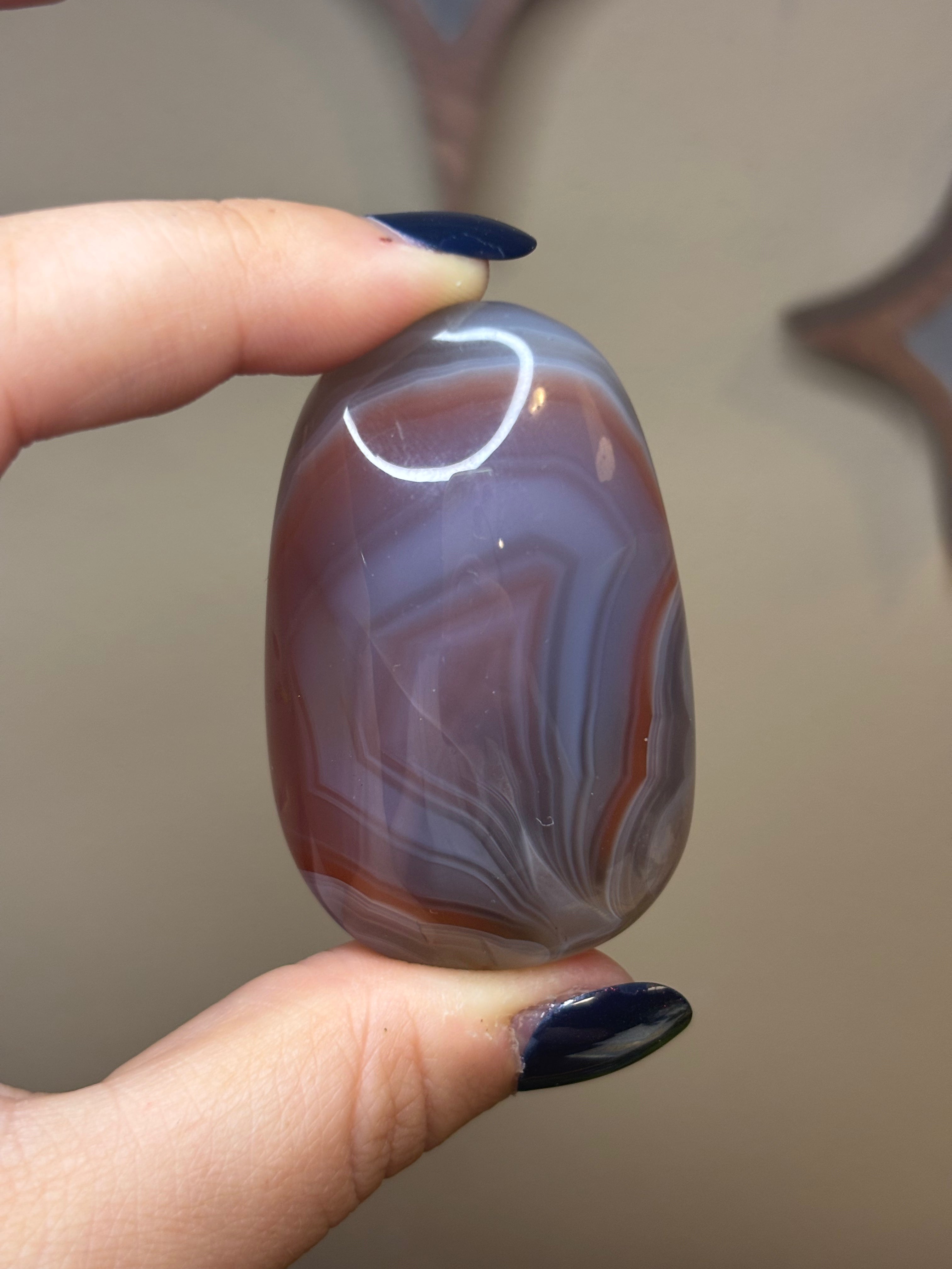 Swazi Agate medium size palm stones