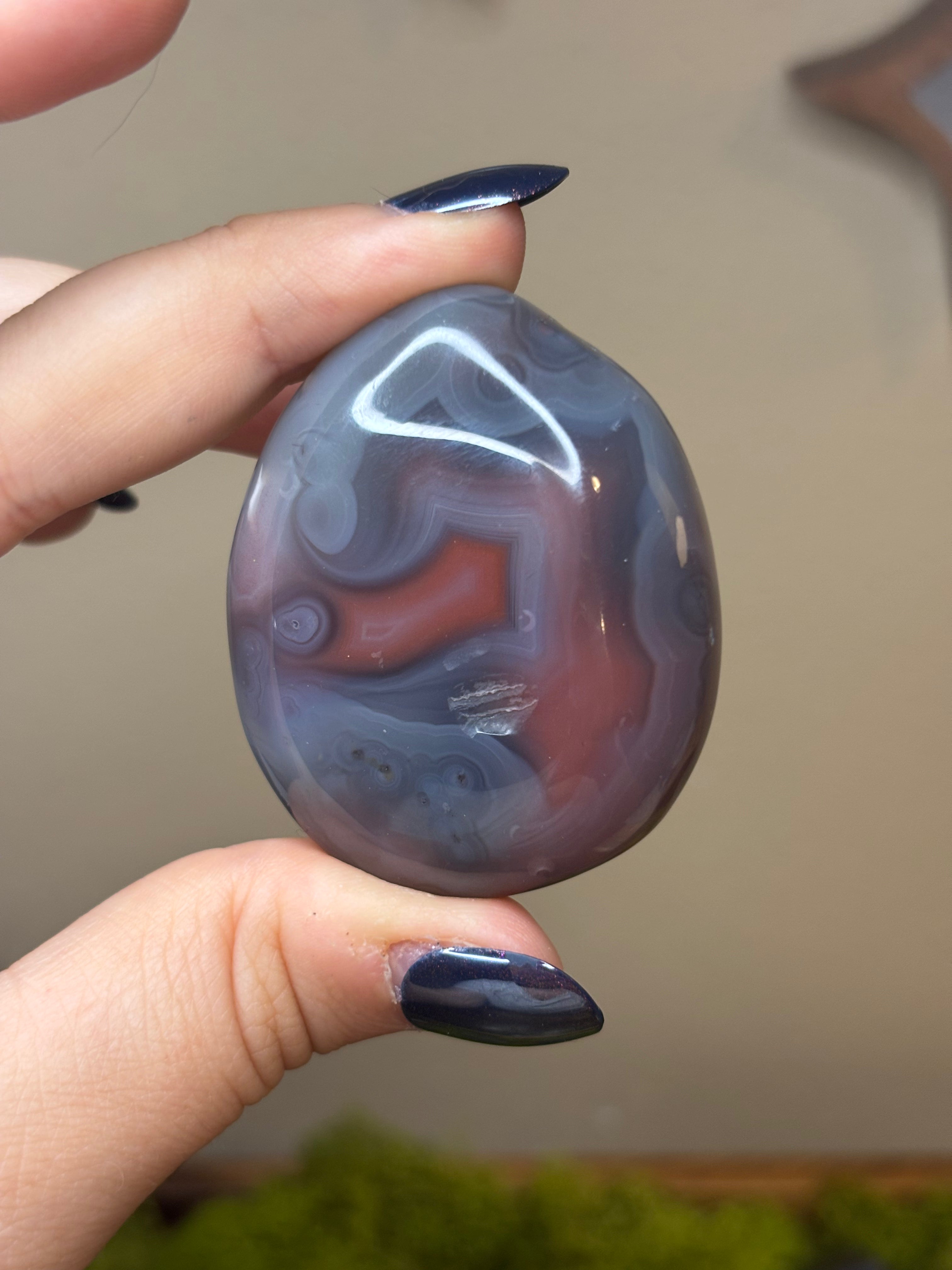 Swazi Agate medium size palm stones
