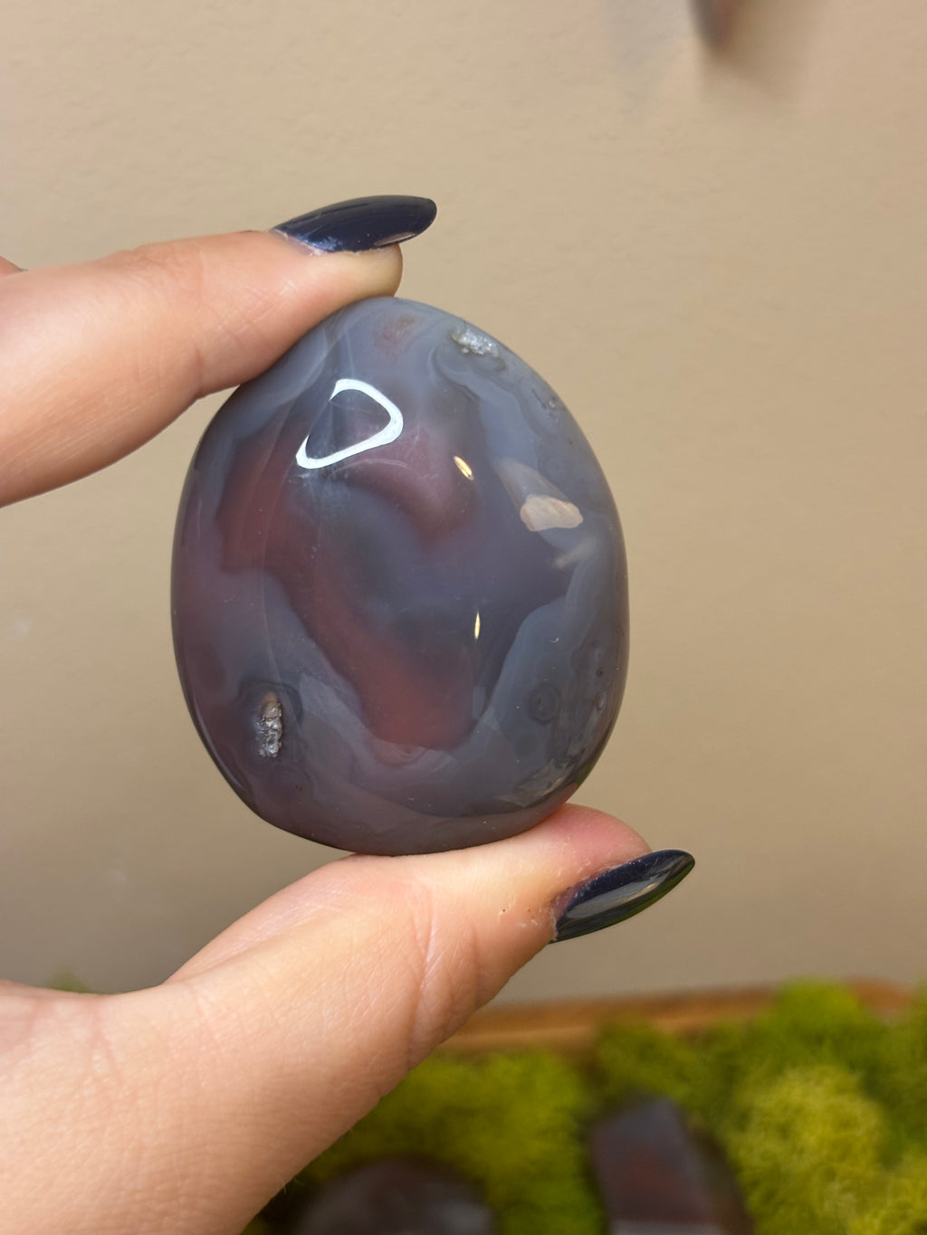 Swazi Agate medium size palm stones