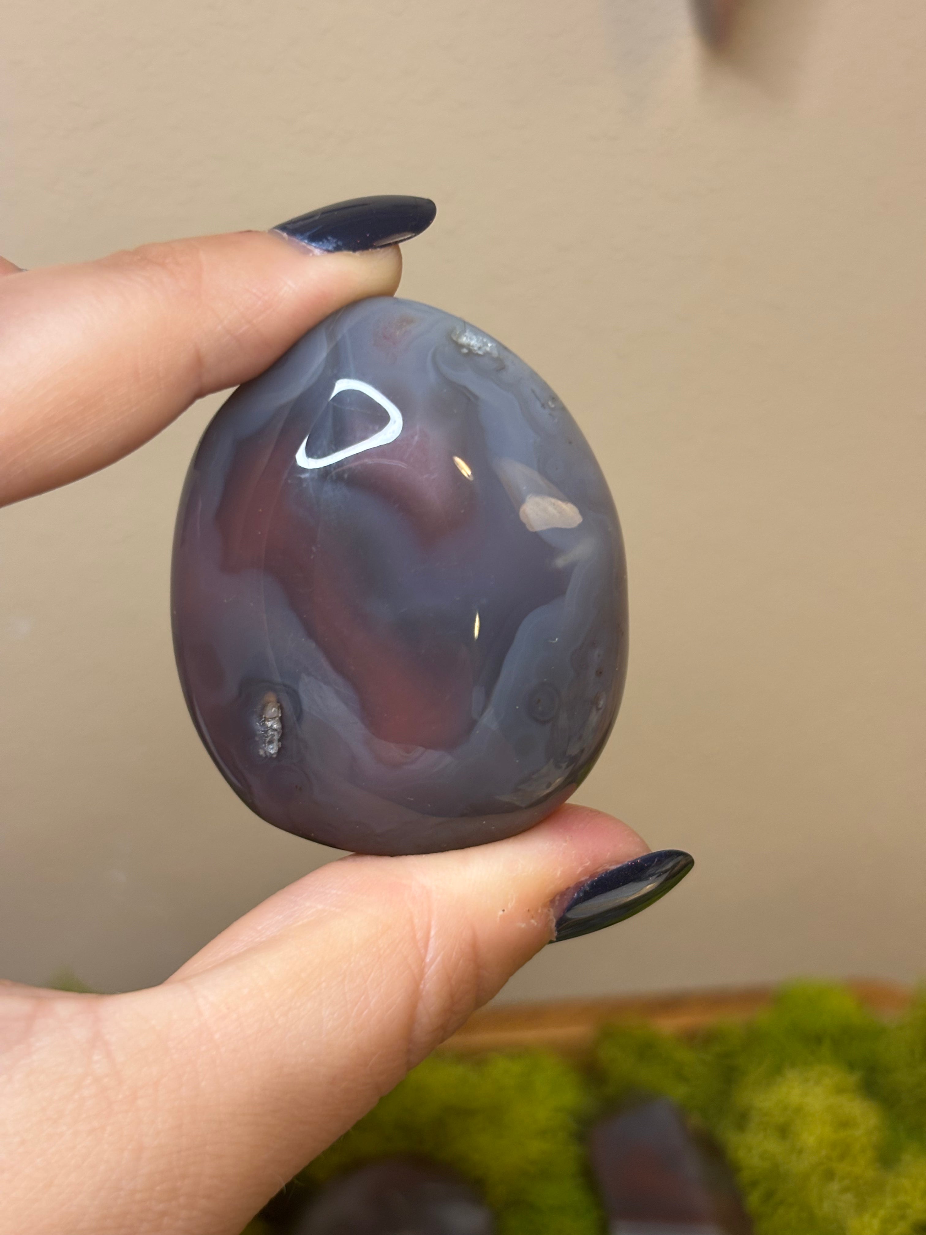 Swazi Agate medium size palm stones