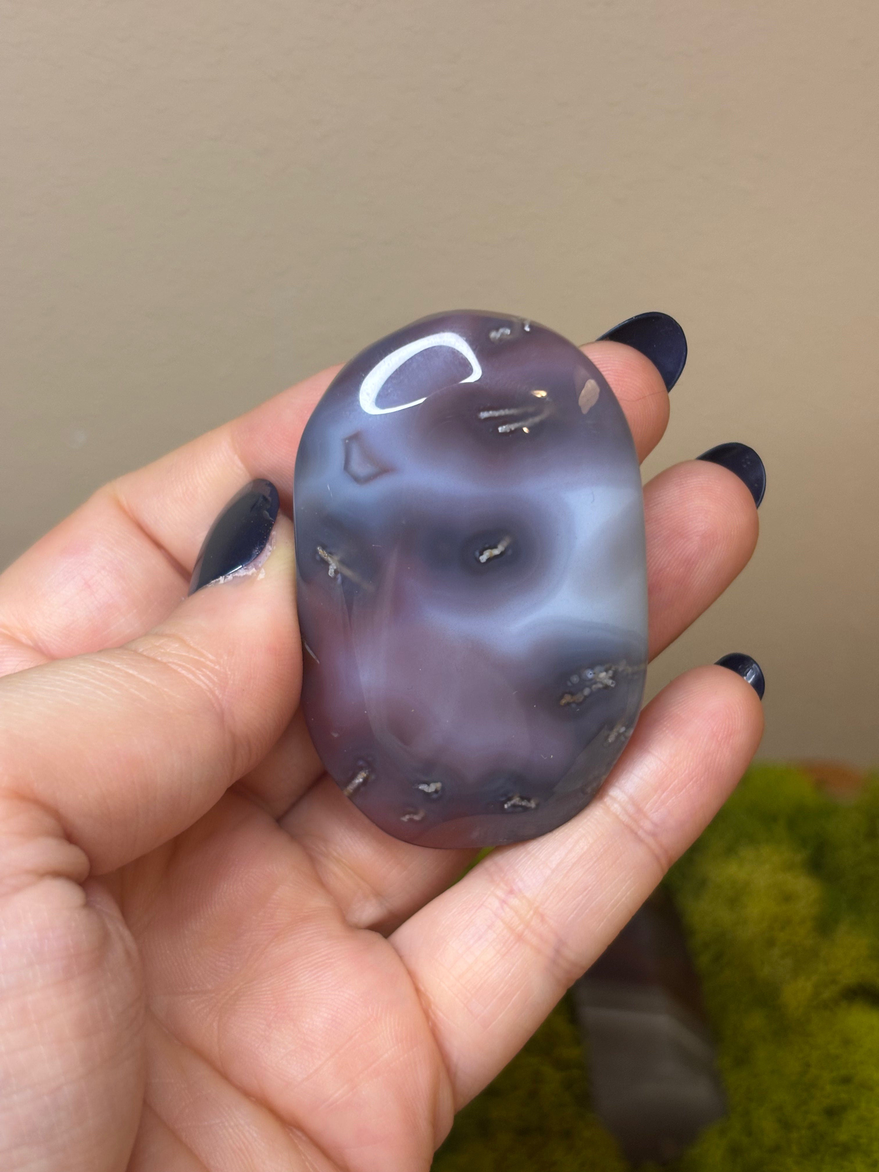 Swazi Agate medium size palm stones