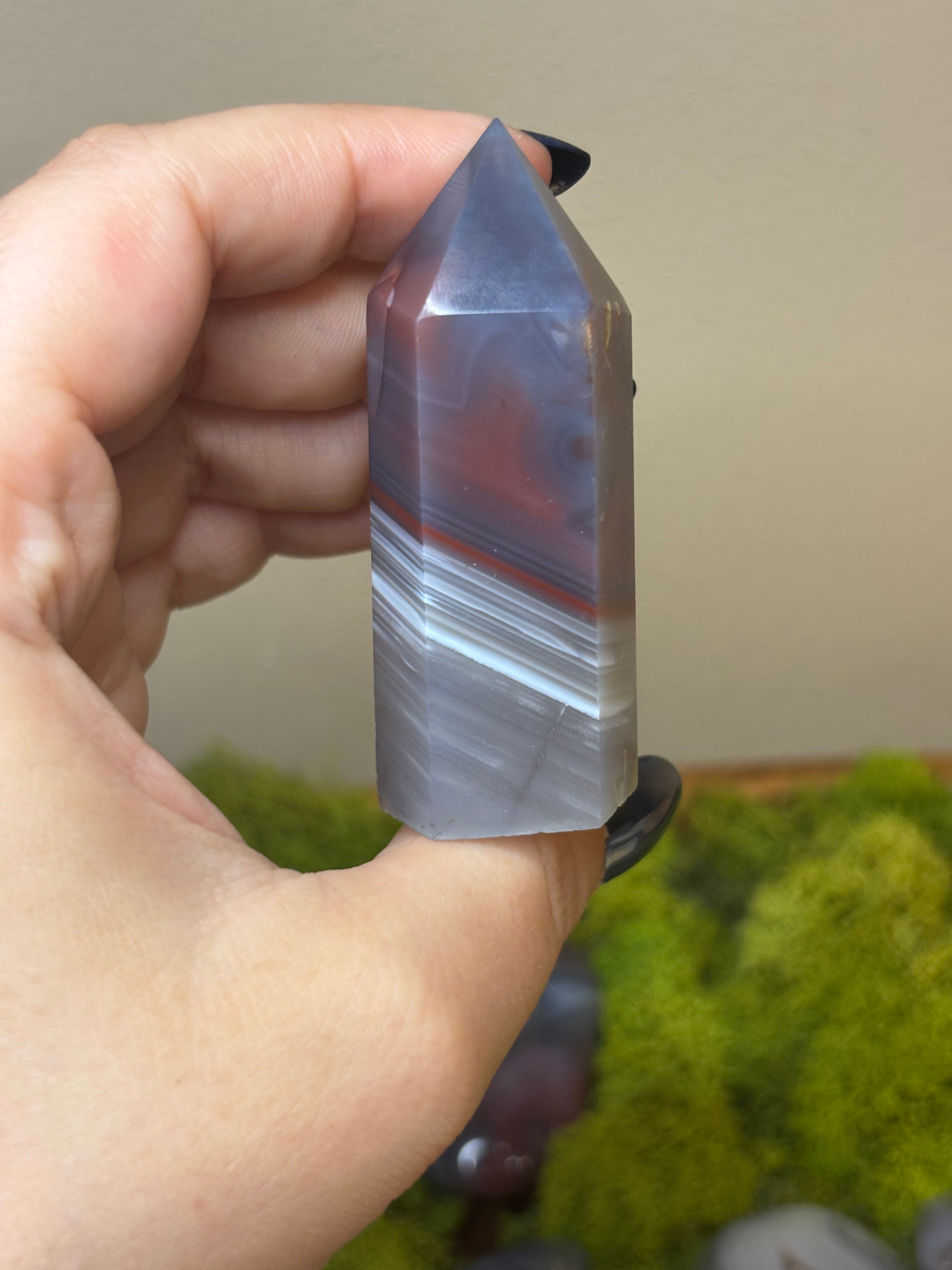 Swazi Agate medium size palm stones