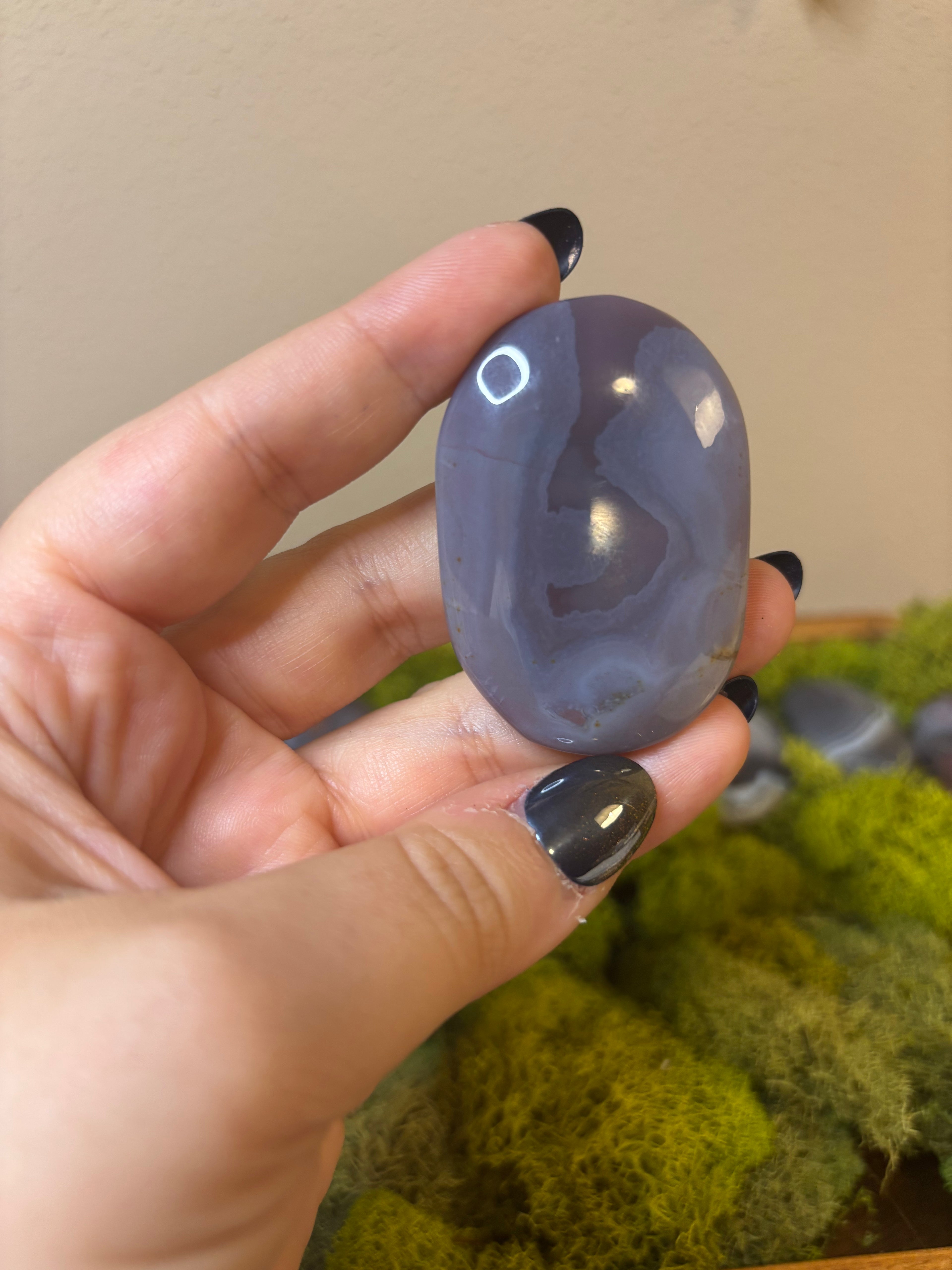 Swazi Agate medium size palm stones