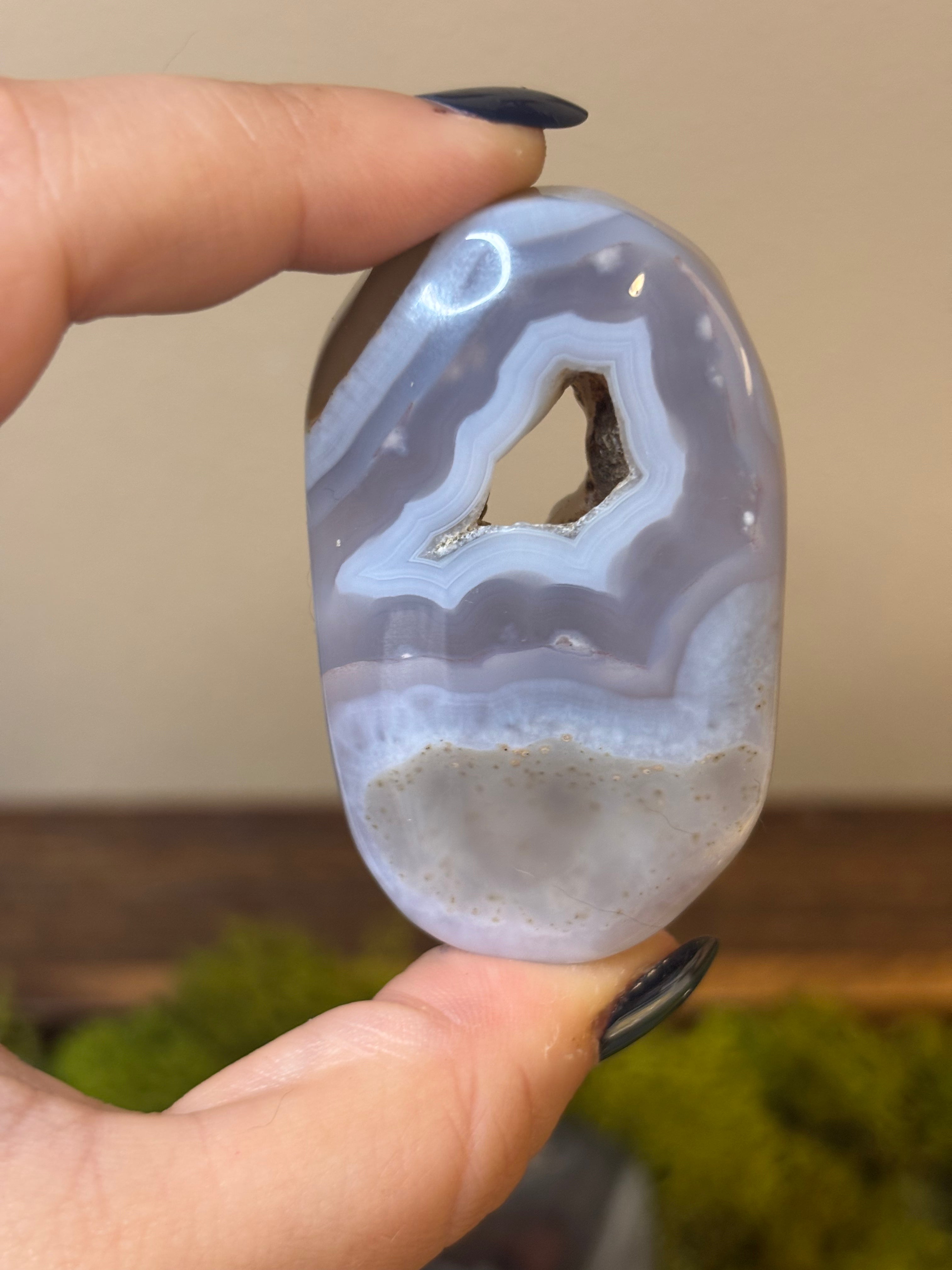 Swazi Agate large palm stones