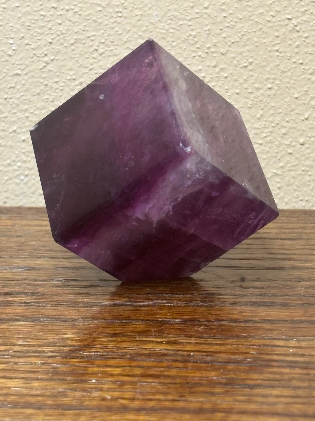Fluorite floating cube