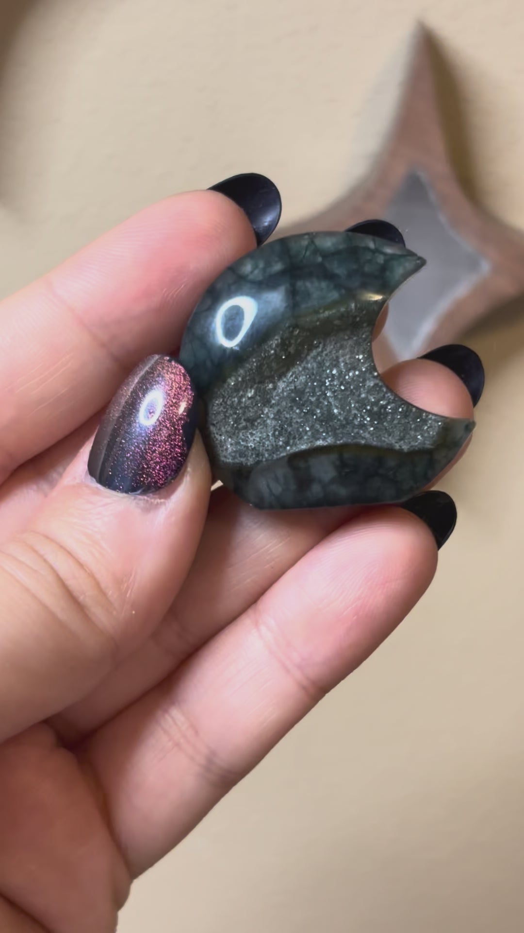 Druzy moons