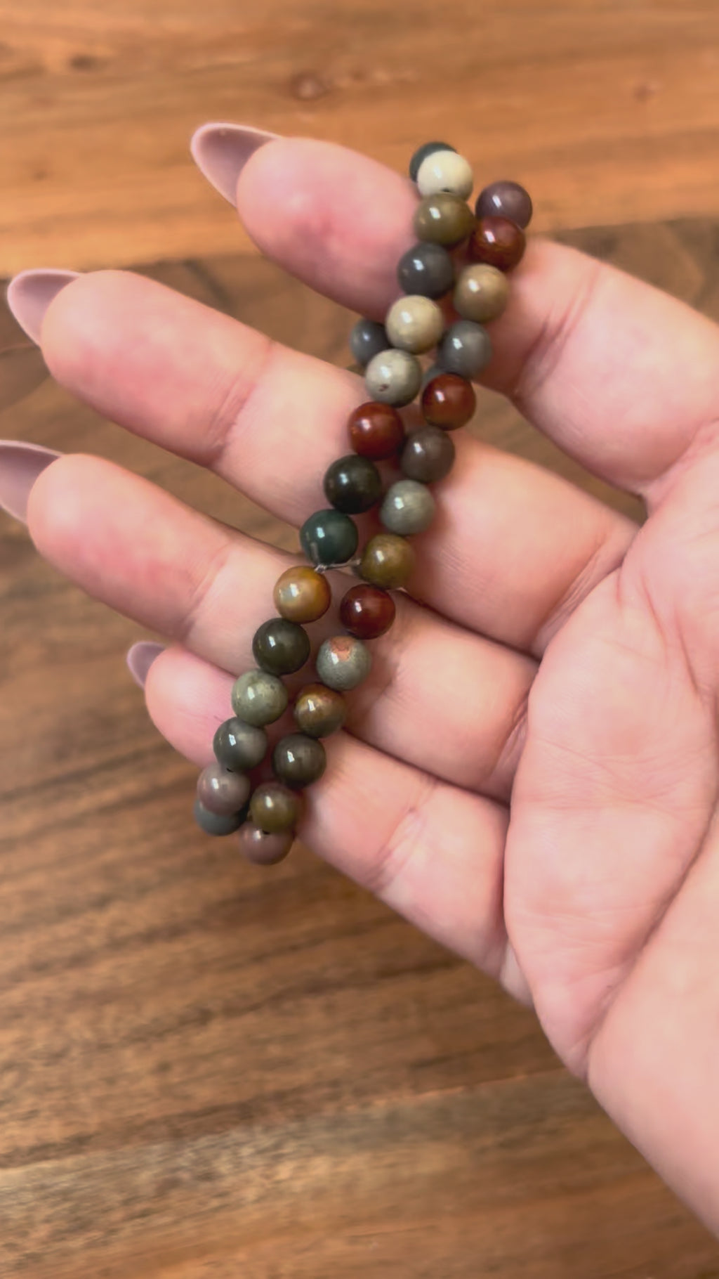 Bracelet - polychrome jasper