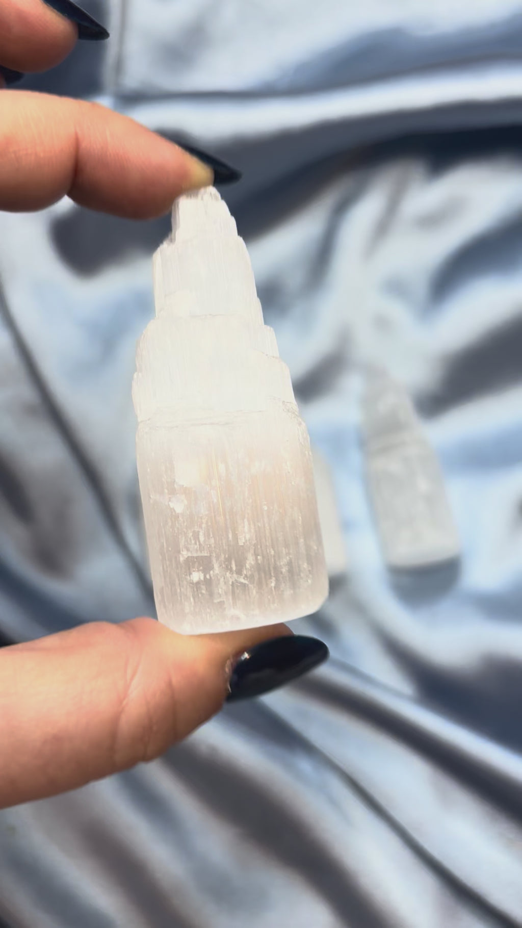 Selenite satin spar towers