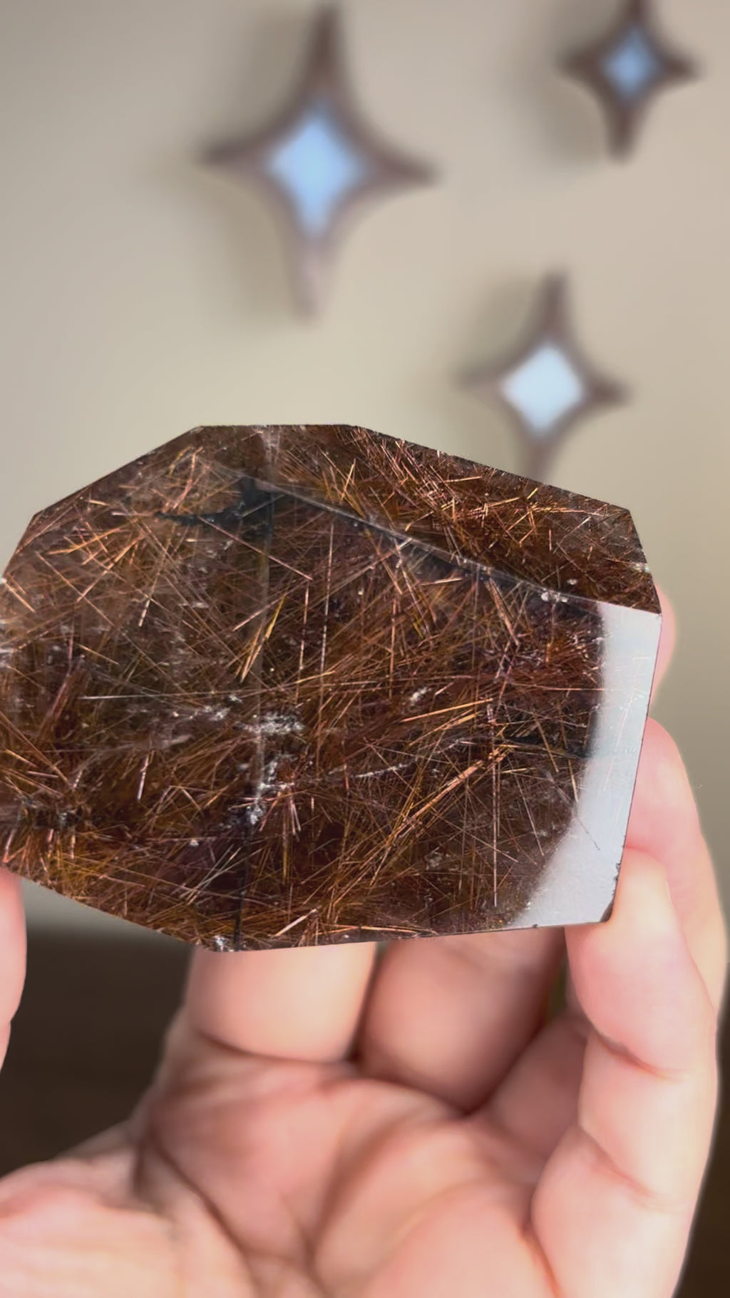 Rutile in Quartz gusher