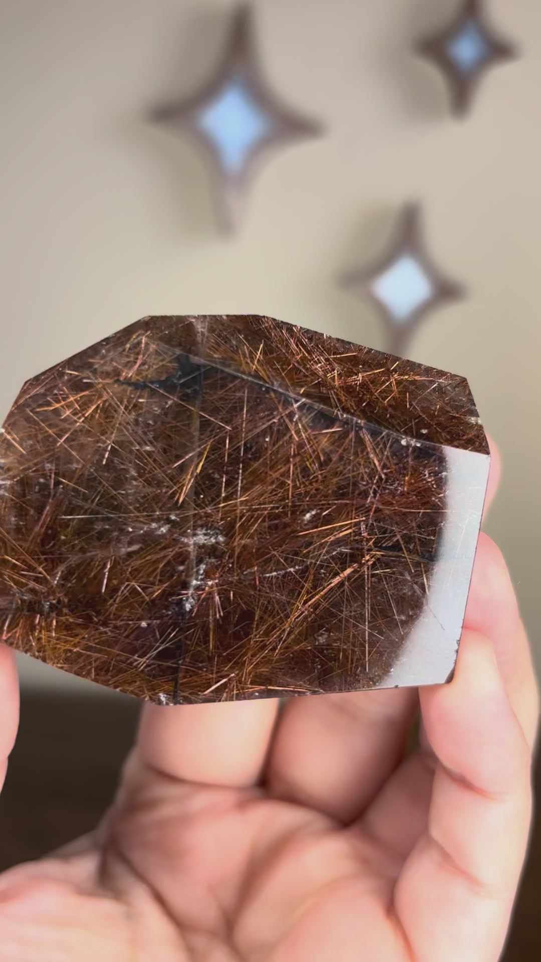 Rutile in Quartz gusher