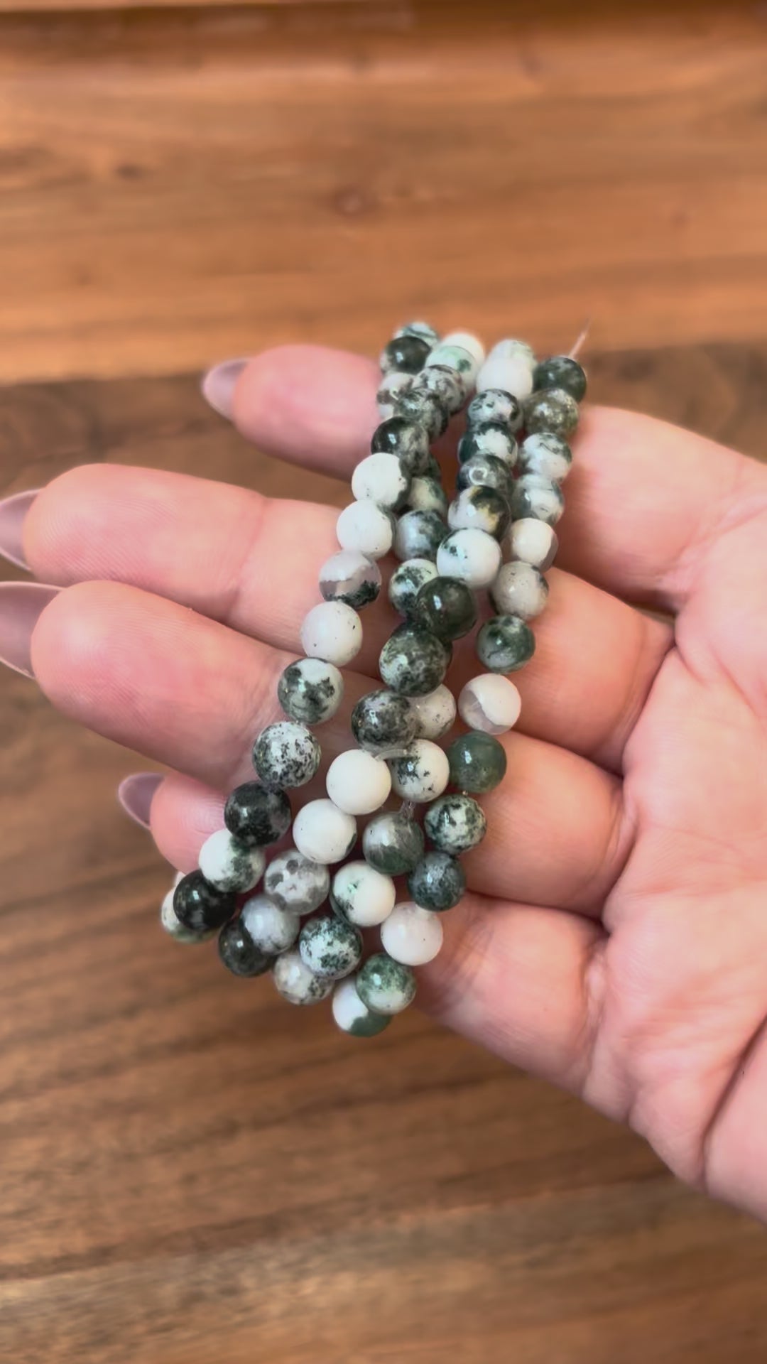 Bracelet - Tree moss agate