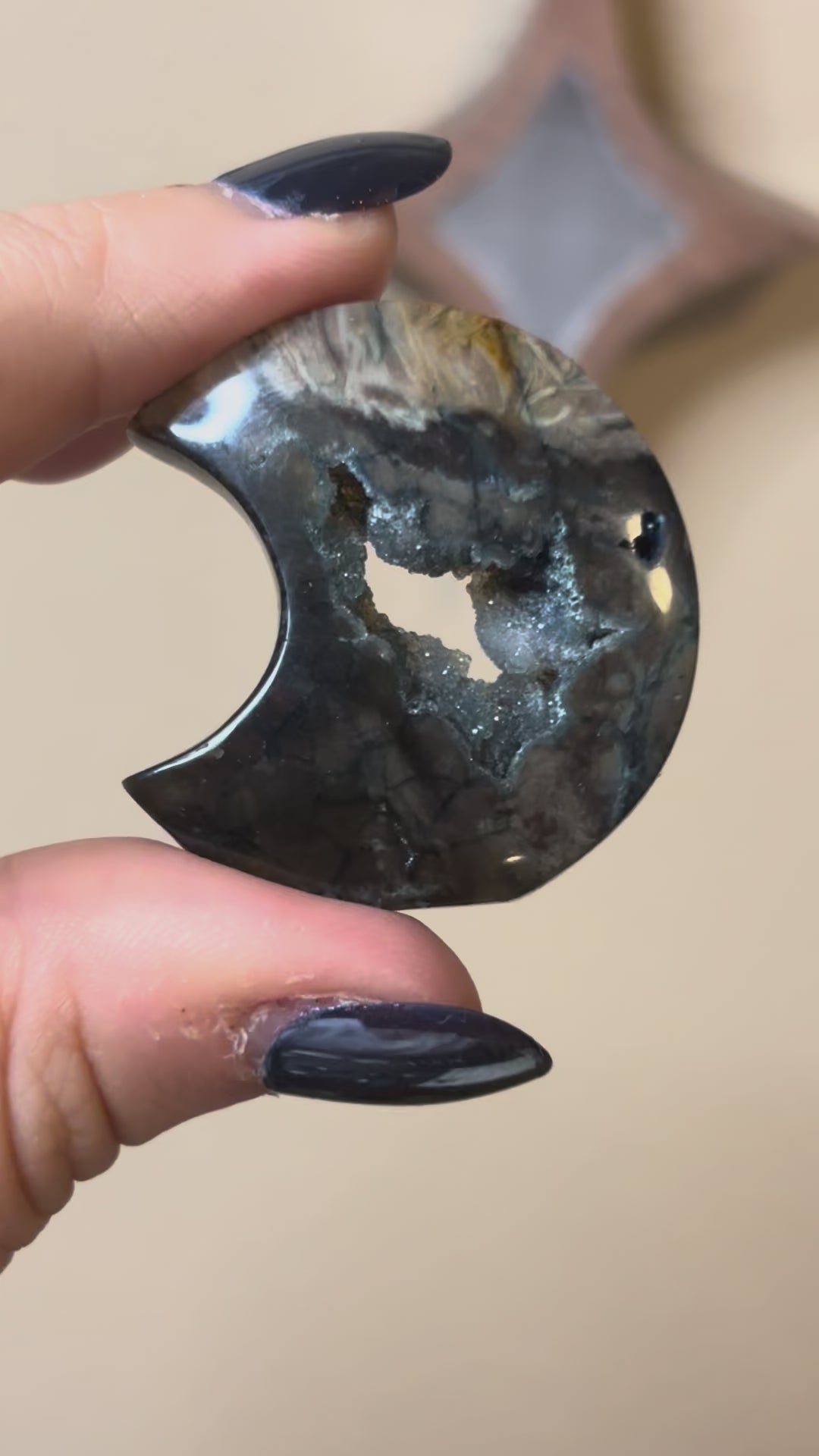 Druzy moons