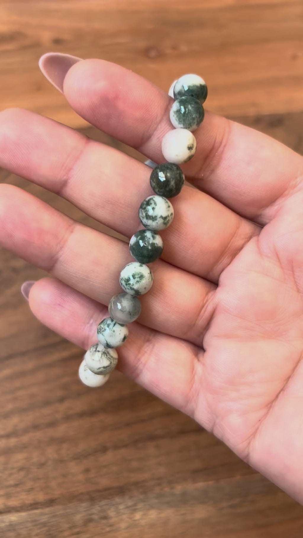 Bracelet - Tree moss agate