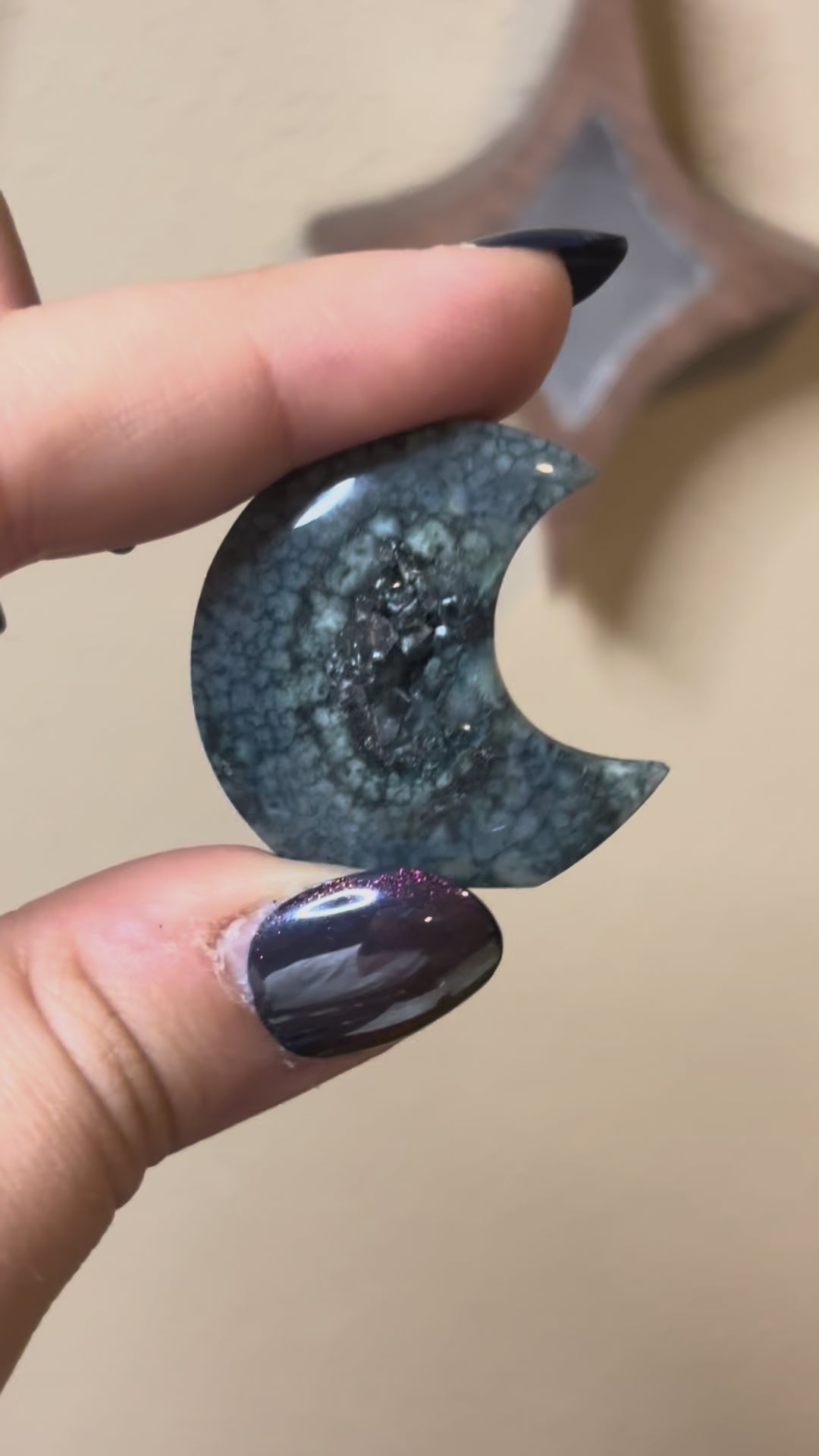 Druzy moons